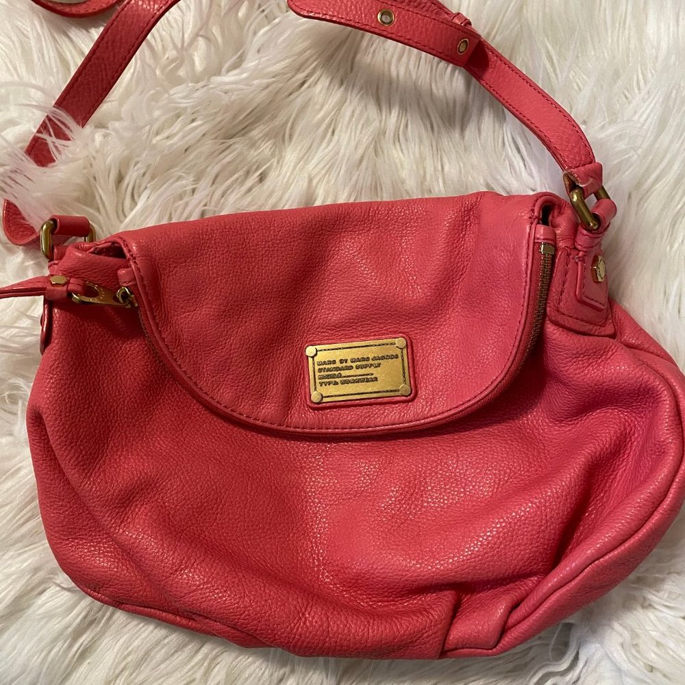 Marc by Marc Jacobs Orange Leather Classic Q Natasha Crossbody Bag